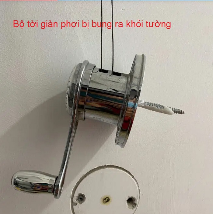 sửa giàn phơi quần áo