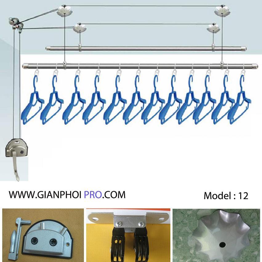 Giàn phơi thông minh Model 12